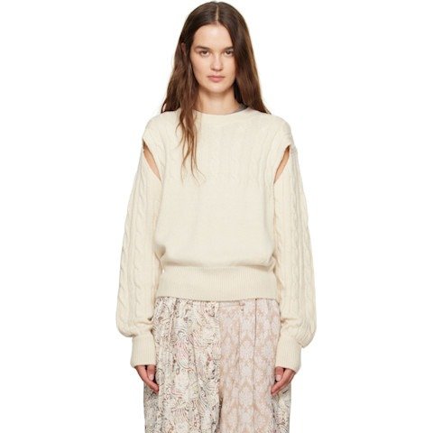 Off-White 可变形针织毛衣