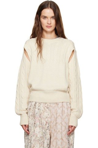 Off-White 可变形针织毛衣