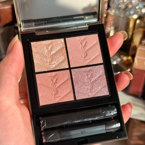 YSL Beauty颜色淡但显色 新手友好!蹲补COUTURE MINI CLUTCH 情人节限定眼影126