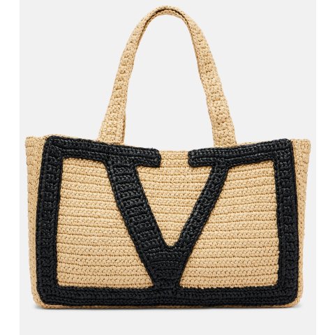 Valentino GaravaniViva Superstar 大号钩针托特包