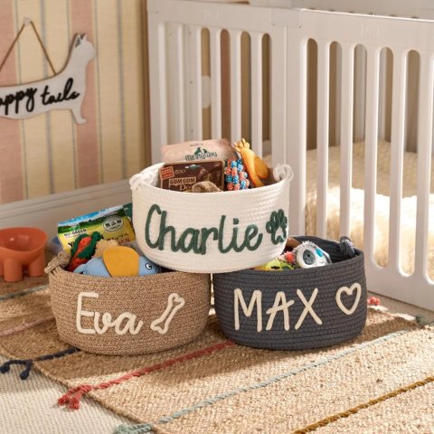 Personalized 宠物玩具篮 定制