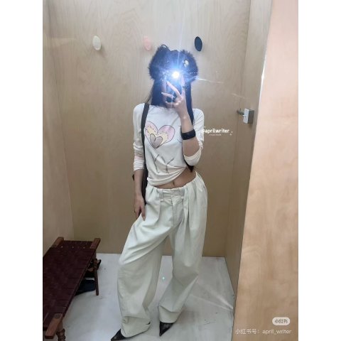 openyy I LOVE YY 珠饰T恤