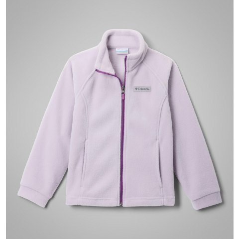 Columbia奶油紫 温柔如的春日感Benton Springs 女童抓绒夹克