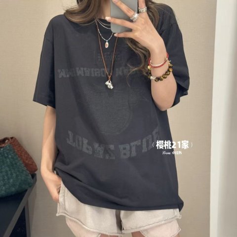 MM6 MAISON MARGIELABlack Topaz T恤