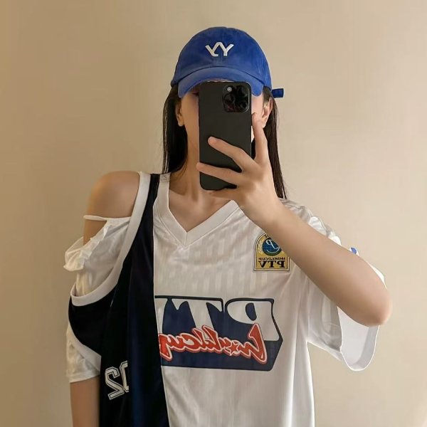 Blue Yy 渐变棒球帽