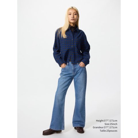 女士喇叭牛仔裤