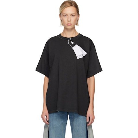 Trompe l oeil T恤 黑白色