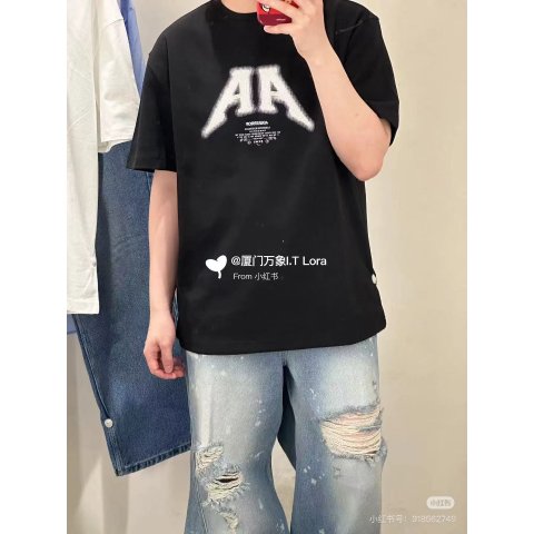 Ader ErrorBlack 刺绣T恤 