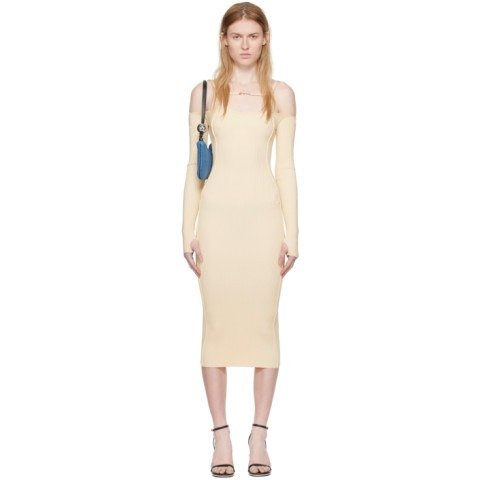 La robe Sierra 米色中长连衣裙