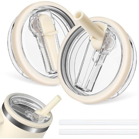 SKYBD Stanley 吸管杯盖 2个 防漏款