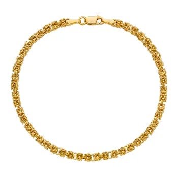 Hollow Byzantine 手链 黄金色