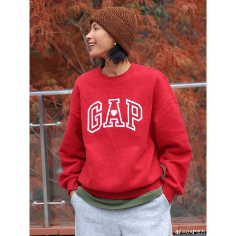 Logo 复古宽松卫衣