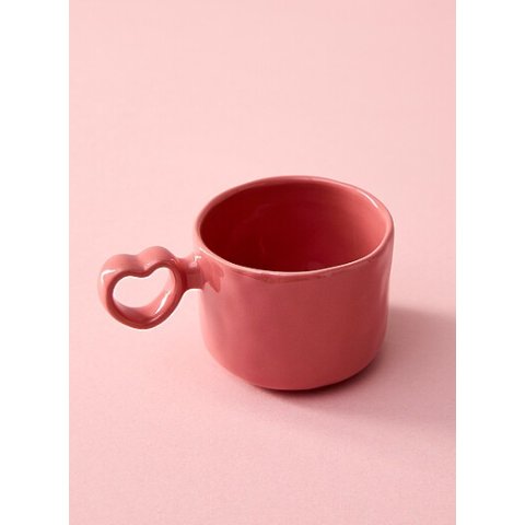 Valentine’s Day 心形把手杯