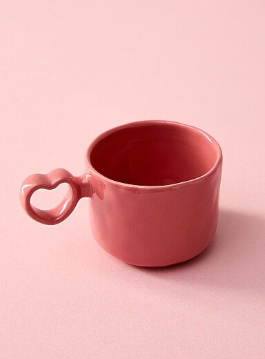 Valentine’s Day 心形把手杯