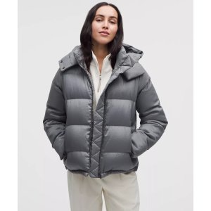 Lululemon大象灰 老有气质了Lululemon Wunder Puff 羽绒服 600蓬松度