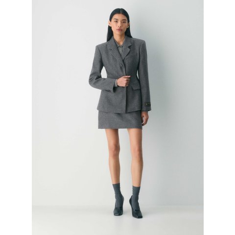 Chisel 精裁羊毛半裙