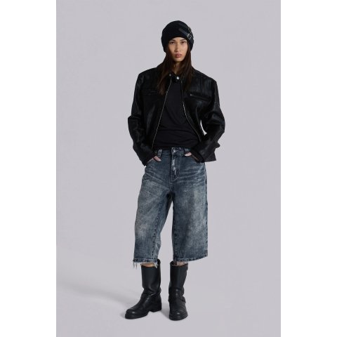 Nia Slim 修身破洞牛仔短裤