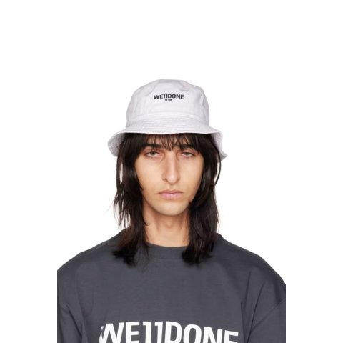 White Logo 休闲渔夫帽