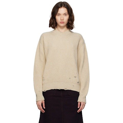 羊毛毛衣 米色