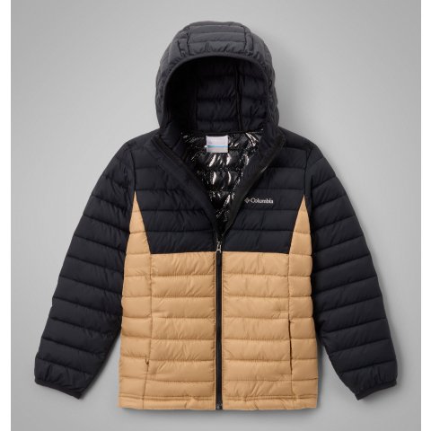 Columbia耐造的漂亮橙色Powder LiteⅡ 男童连帽夹克