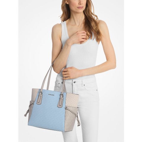 Michael KorsVoyager 拼色托特包 大号