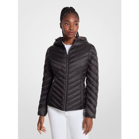 Chevron尼龙夹克 可翻转 