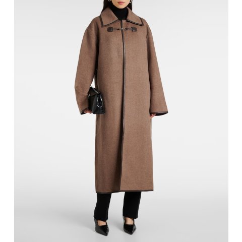 TotemeDouble Clasp 羊毛大衣