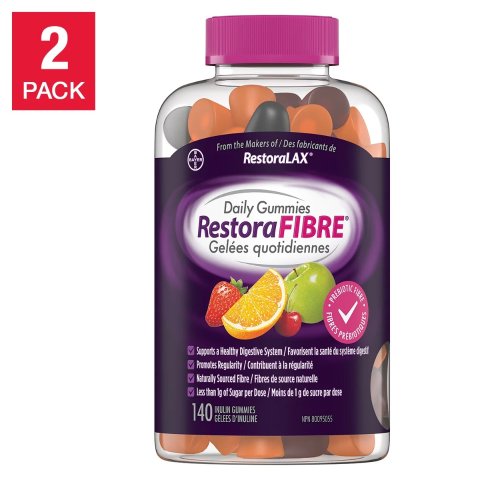 RestoraFIBRE 益生元纤维软糖 2瓶