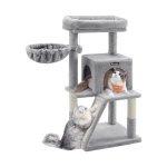 Feandrea 豪华猫爬架室内猫树 加宽猫窝平台 抓柱+斜坡设计