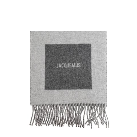 Jacquemus 流苏Logo围巾