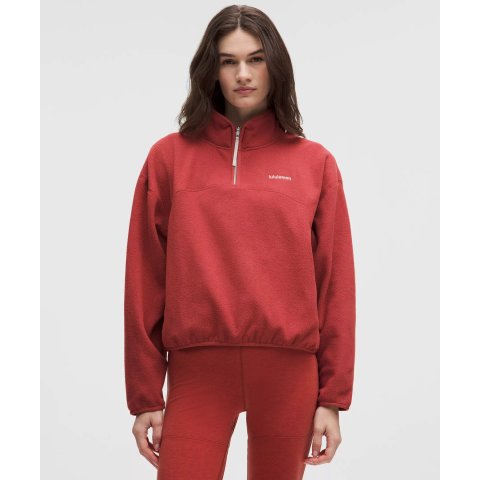 Tumbled 半拉链羊羔绒外套