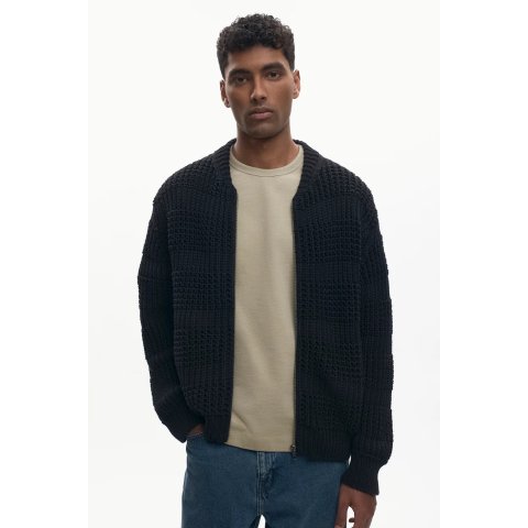 Kotn 男士拉链毛衣 格纹