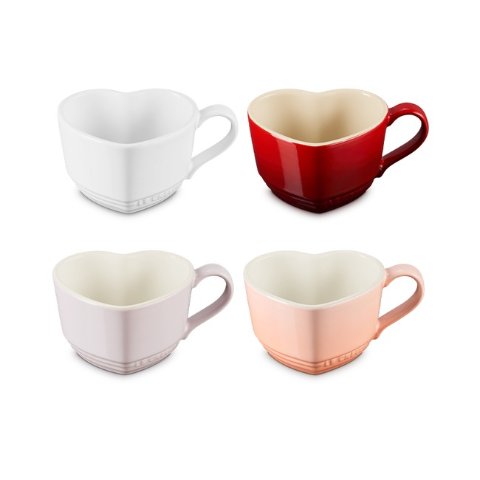 Le CreusetHeart 马克杯 4只套装