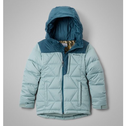 Columbia超级保暖的金点omni！莫兰迪蓝Powder III 男童棉服