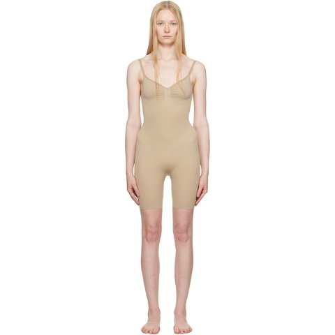 Seamless 雕塑连体衣 米色