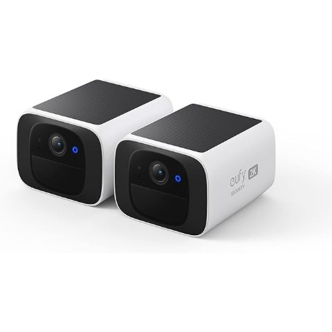 eufy Security S220 SoloCam 2K 太阳能 智能安防监控 2个装