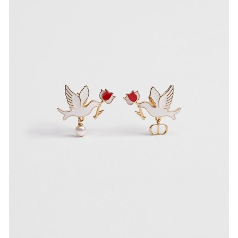 Dioramour 玫瑰耳环