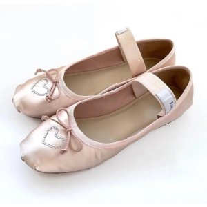 Pink 水晶芭蕾平底鞋