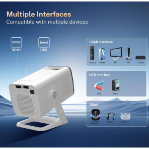 LYNCAST 便携投影 高清1080P/4K|支持WiFi/蓝牙 安卓系统