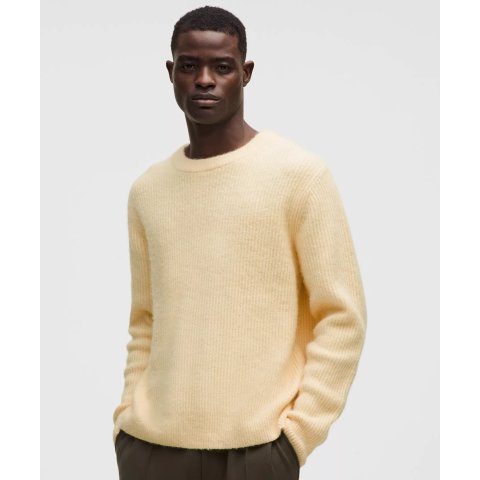 Wool-Blend 罗纹毛衣