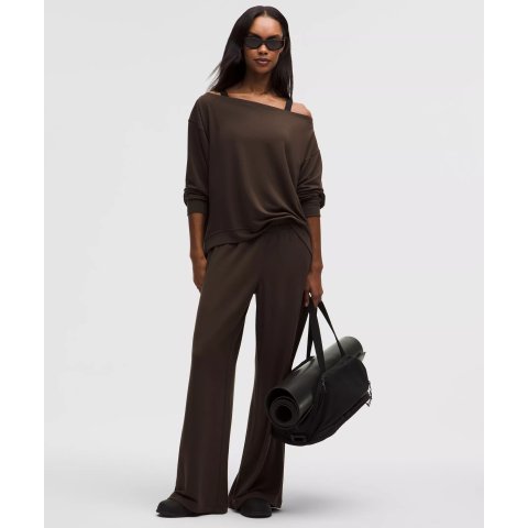 BeCalm 中腰阔腿裤