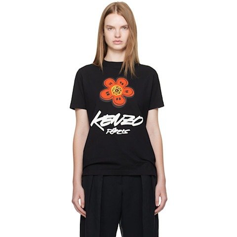KenzoKenzo Futura 2000 黑色T恤