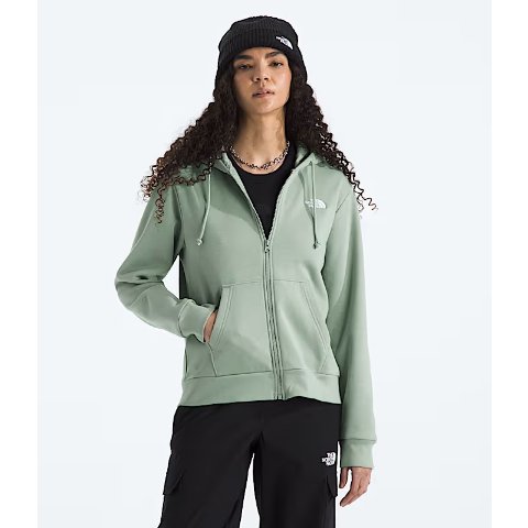 Simple Dome 女士拉链连帽衫