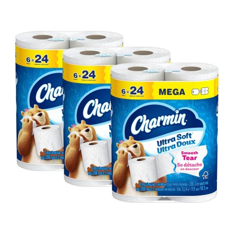 Charmin 超柔软卫生纸巨无霸卷 18卷装＝72普通卷