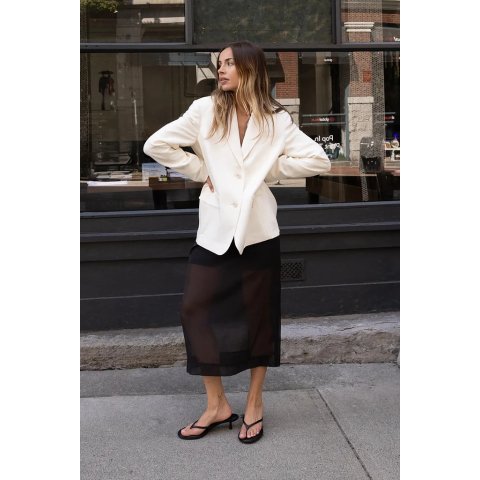 RELAXED FIT 天丝西装外套