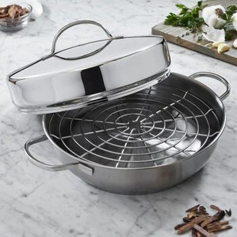 Demeyere 不锈钢多功能蒸/烤锅