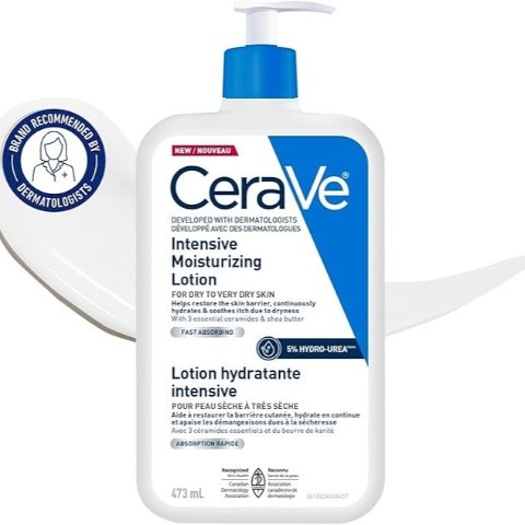 CeraVe 强效保湿润肤乳 5% Hydro-Urea＋乳木果 干痒肌急救 473mL