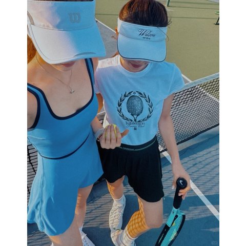 Tennis Club 棉质休闲T恤