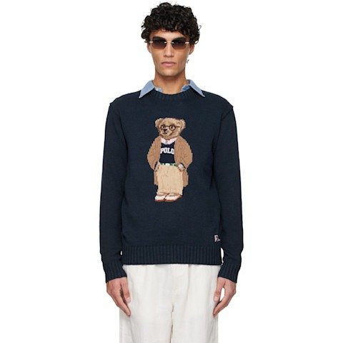 Polo Polo Bear 海军蓝毛衣
