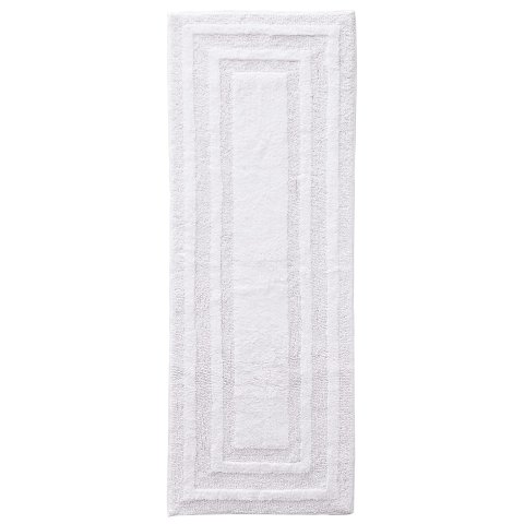 Logan 浴室地垫 纯棉 60x22 白色
